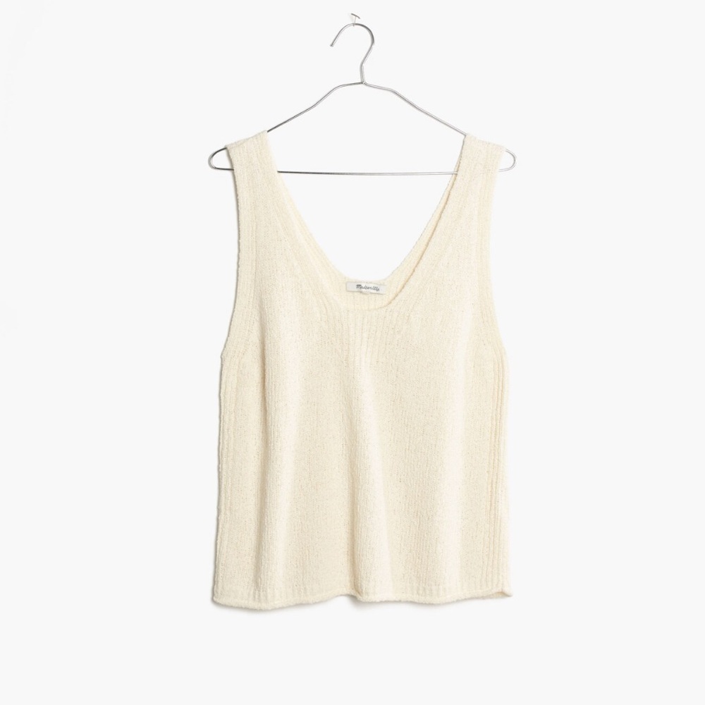 MADEWELL Springdale - Cream Sweater Tank - Size XXS